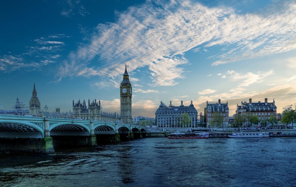 Houses of Parliament at Sunset